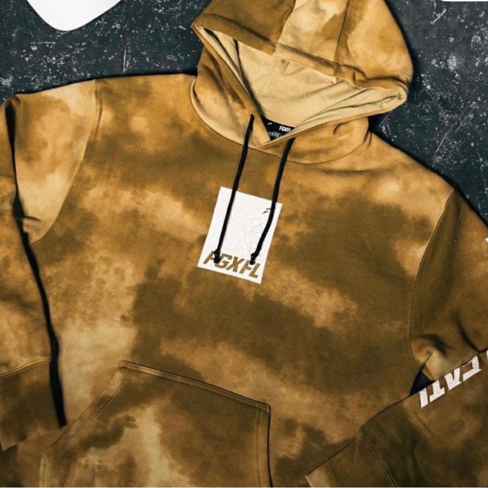 Flag Nor Fail NWT Wear & Tear Collection Knockout Pullover Hoodie Size Small